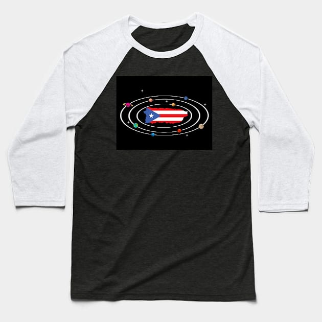 Center of the Universe Baseball T-Shirt by Gallistico